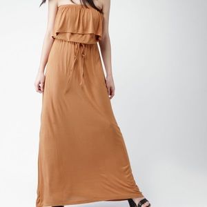 Forever 21 rust maxi dress